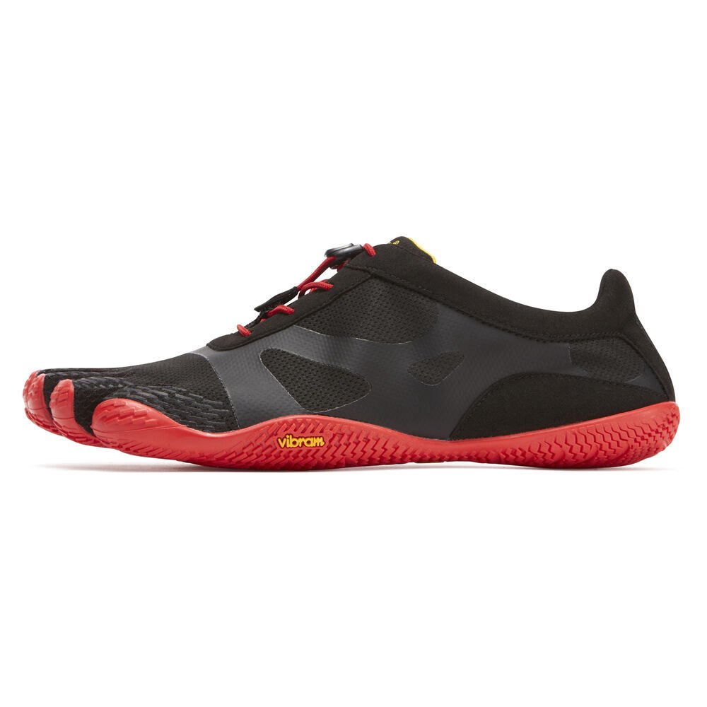 Vibram Five Fingers Mens Training Shoes - Black/Red - KSO EVO - 21805-HXDO